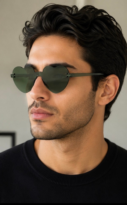 عینک آفتابی قلبی رنگی | UV400