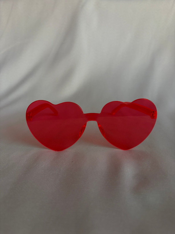عینک آفتابی قلبی رنگی | UV400
