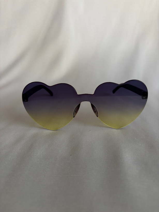 عینک آفتابی قلبی رنگی | UV400