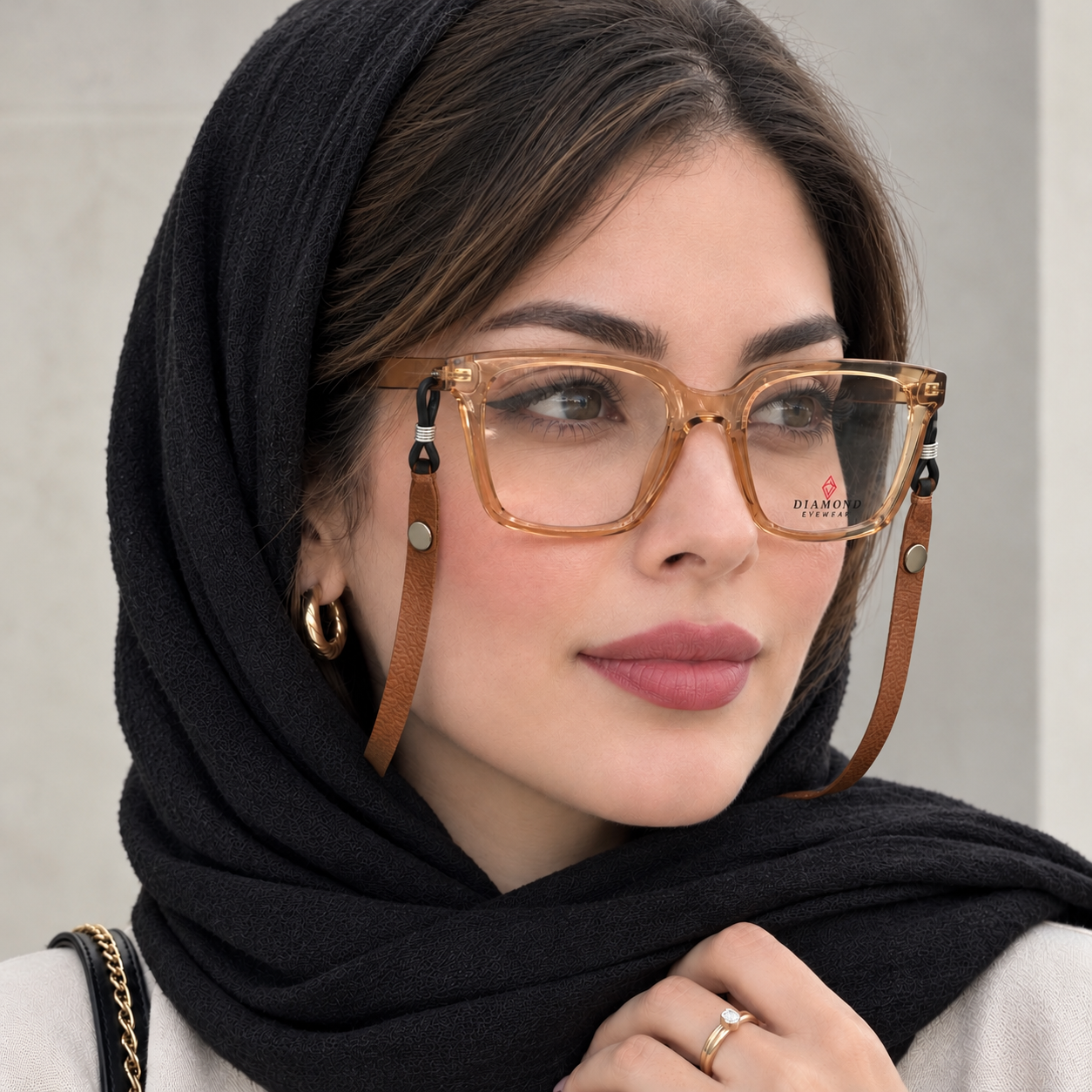 بند عینک چرم