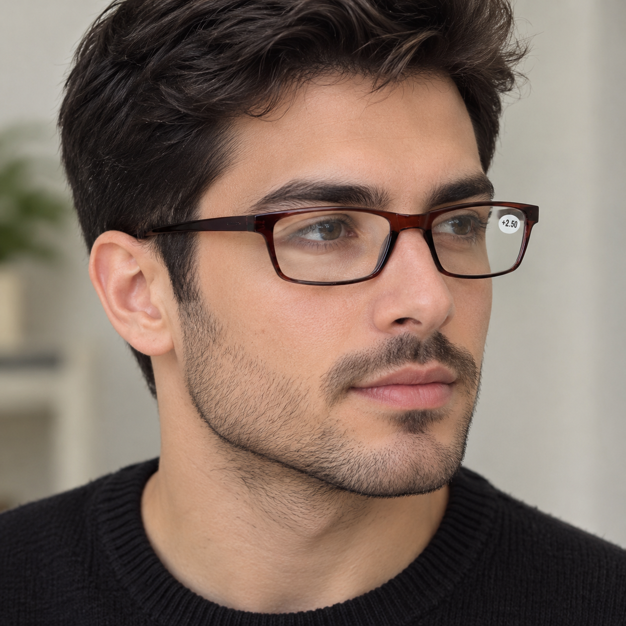 عینک مطالعه آماده مستطیلی زنانه و مردانه